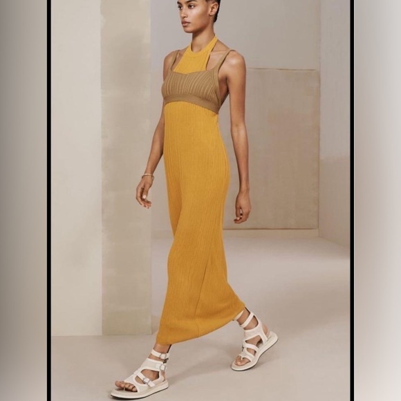 ZARA DRESS STRPS DRSS 08 SRPLS CURRY - SIZE M REF. 6693/305 - Picture 7 of 9